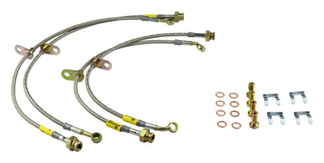 Goodridge 10-15 Chevrolet Camaro Stainless Steel Brake Line Kit Goodridge Brake Line Kits  AXOPROS