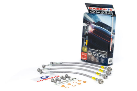 Goodridge 88-92 Corvette Brake Lines (All Models) Goodridge Brake Line Kits  AXOPROS