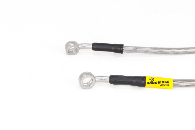 Goodridge 89-91 Honda Civic/CRX (w/Rear Drum) Stainless Steel Brake Line Kit Goodridge Brake Line Kits  AXOPROS