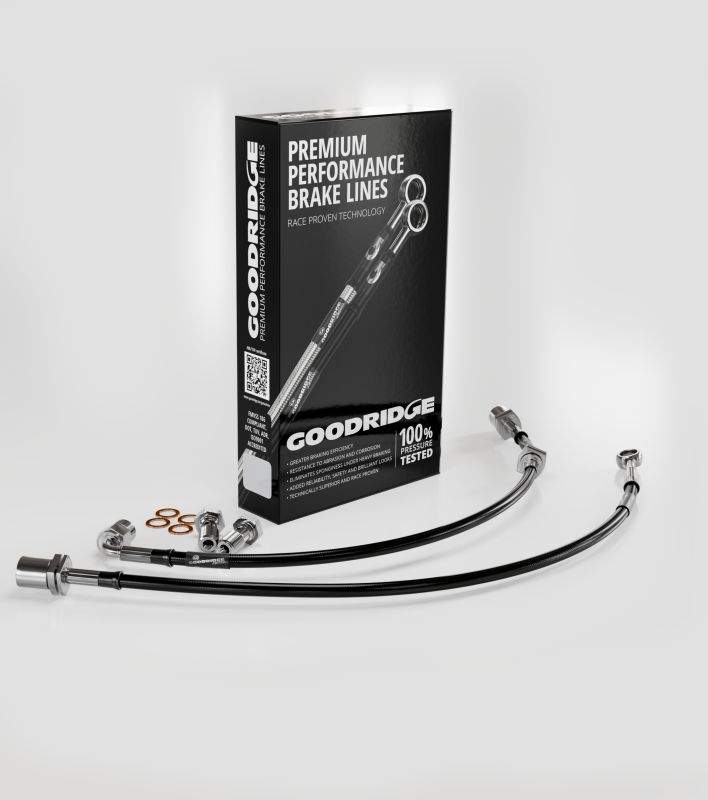 Goodridge 92-98 Toyota Supra Stainless Steel Front Brake Lines Goodridge Brake Line Kits  AXOPROS