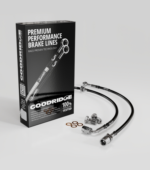 Goodridge 92-98 Toyota Supra Stainless Steel Front Brake Lines Goodridge Brake Line Kits  AXOPROS