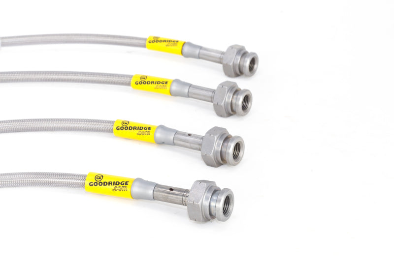 Goodridge 96-00 Honda Civic LX/EX w/ LG Front Rotors Brake Lines Goodridge Brake Line Kits  AXOPROS