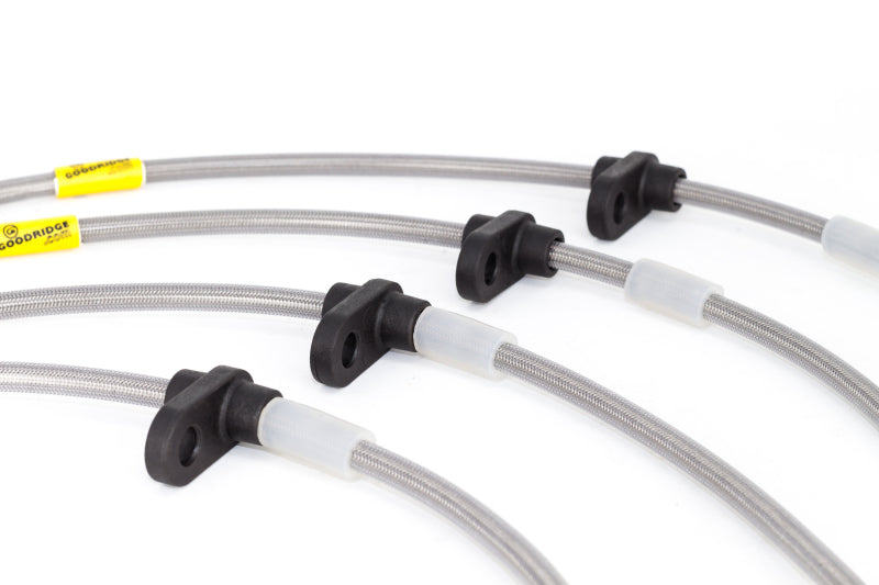 Goodridge 99-00 Honda Civic Si (w/Rear Disc) Stainless Steel Brake Line Kit Goodridge Brake Line Kits  AXOPROS