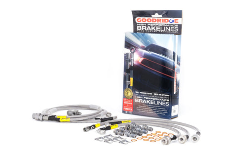 Goodridge 99-03 Chevy Silverado 2WD 2DR Ext Cab w/ 2W Steering Brake Lines Goodridge Brake Line Kits  AXOPROS