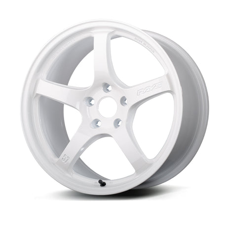 Gram Lights 57CR 18x9.5 +38 5x100 Ceramic White Pearl Wheel Gram Lights Wheels - Cast  AXOPROS