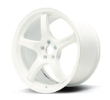 Gram Lights 57CR 18x9.5 +38 5x114.3 Ceramic White Pearl Wheel Gram Lights Wheels - Cast  AXOPROS