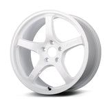 Gram Lights 57CR 18x9.5 +38 5x114.3 Ceramic White Pearl Wheel Gram Lights Wheels - Cast  AXOPROS