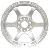 Gram Lights 57DR 15x8.0 +35 4x100 Sunlight Silver Wheel Gram Lights Wheels - Cast  AXOPROS