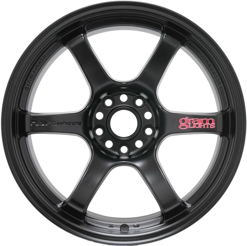 Gram Lights 57DR 17x9.0 +12 5x114.3 Semi Gloss Black Wheel Gram Lights Wheels - Cast  AXOPROS