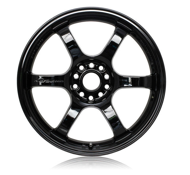 Gram Lights 57DR 18x9.5 +38 5-114.3 Glossy Black Wheel Gram Lights Wheels - Cast  AXOPROS