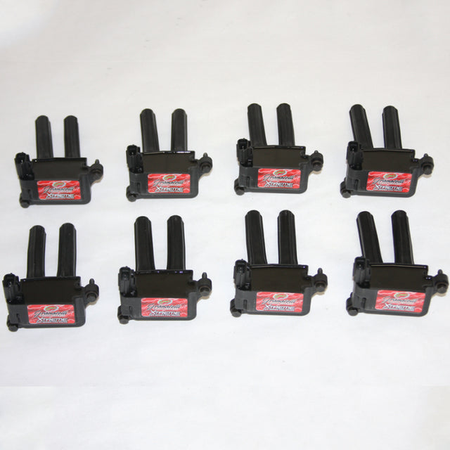 Granatelli 05-17 Dodge 5.7L/6.1L/6.4L Xtreme Coil On Plug Wire Conn Kit w/Coil Pack - Blk (Set of 8) Granatelli Motor Sports Spark Plug Wire Sets  AXOPROS