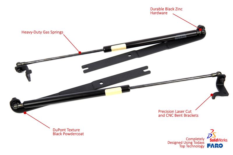 GrimmSpeed 13+ Subaru BRZ / 13+ Scion FR-S Hood Struts GrimmSpeed Hood Struts  AXOPROS