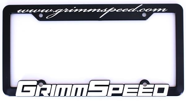 GrimmSpeed License Plate Frame (Pair) GrimmSpeed License Frame  AXOPROS