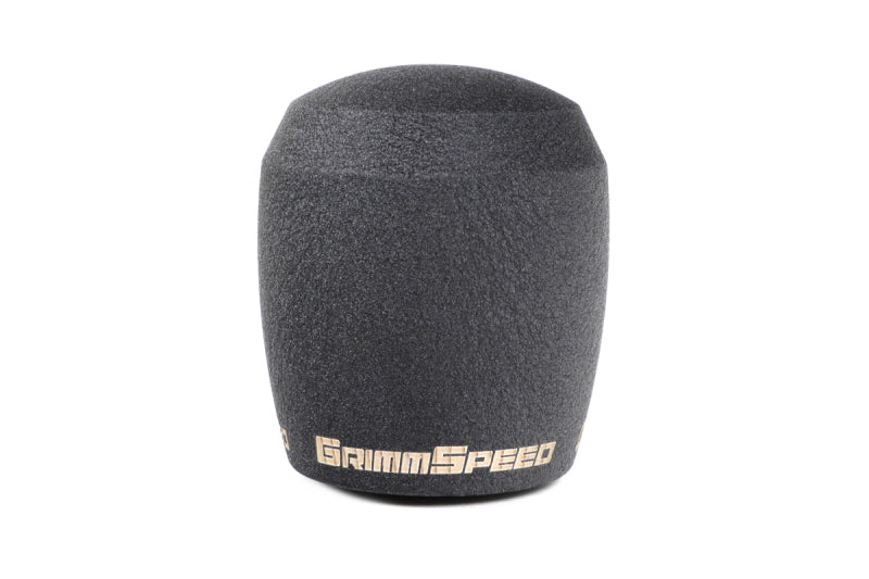 GrimmSpeed Stubby Shift Knob Stainless Steel Black - M12x1.25 GrimmSpeed Shift Knobs  AXOPROS
