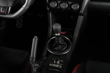 GrimmSpeed Stubby Shift Knob Stainless Steel Black - M12x1.25 GrimmSpeed Shift Knobs  AXOPROS