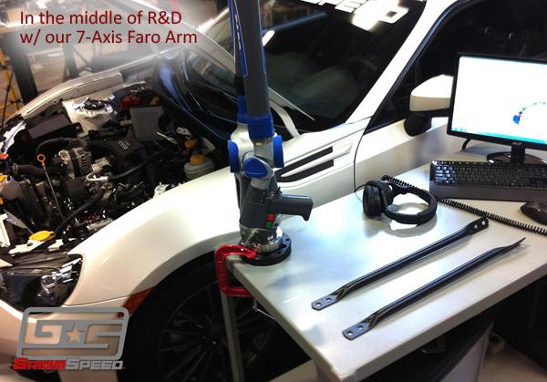 GrimmSpeed Subaru BRZ / Scion FR-S Master Cylinder Brace GrimmSpeed Brake Cylinder Stops  AXOPROS