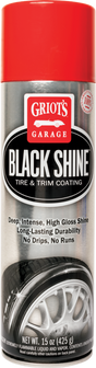 Griots Garage Black Shine Tire and Trim Coating - 15oz (Aerosol) Griots Garage Car Waxes  AXOPROS