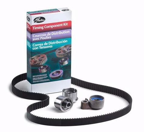 Gates 04-08 Subaru 2.0L & 2.5L Stock Replacement Timing Belt Component Kit (Belt Tensioner 4 Idlers) Gates Belts - Timing, Accessory  AXOPROS