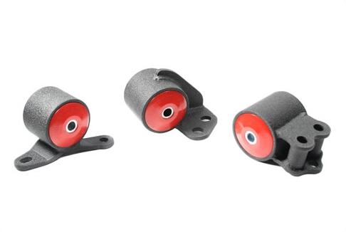 Innovative 96-00 Civic B/D Series Black Steel Mounts 75A Bushings (2 Bolt) Innovative Mounts Engine Mounts  AXOPROS