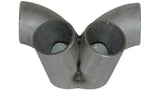 Vibrant 4 into 1 SS Turbo Manifold Merge Collector for T4 Divided Flange (48mm Pipe OD 4.5in tall) Vibrant Merge Collectors  AXOPROS