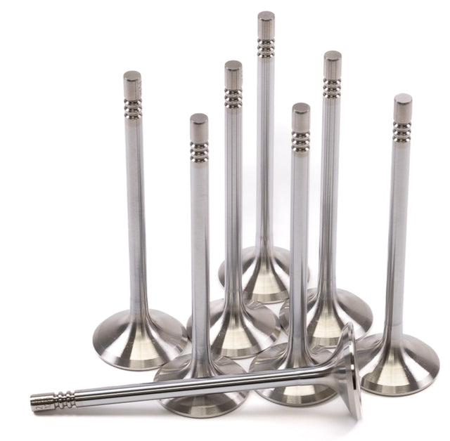 GSC P-D Ford Mustang 5.0L Coyote Gen 1/2 31.75mm Head (STD) Chrome Polished Exhaust Valve - Set of 8 GSC Power Division Valves  AXOPROS
