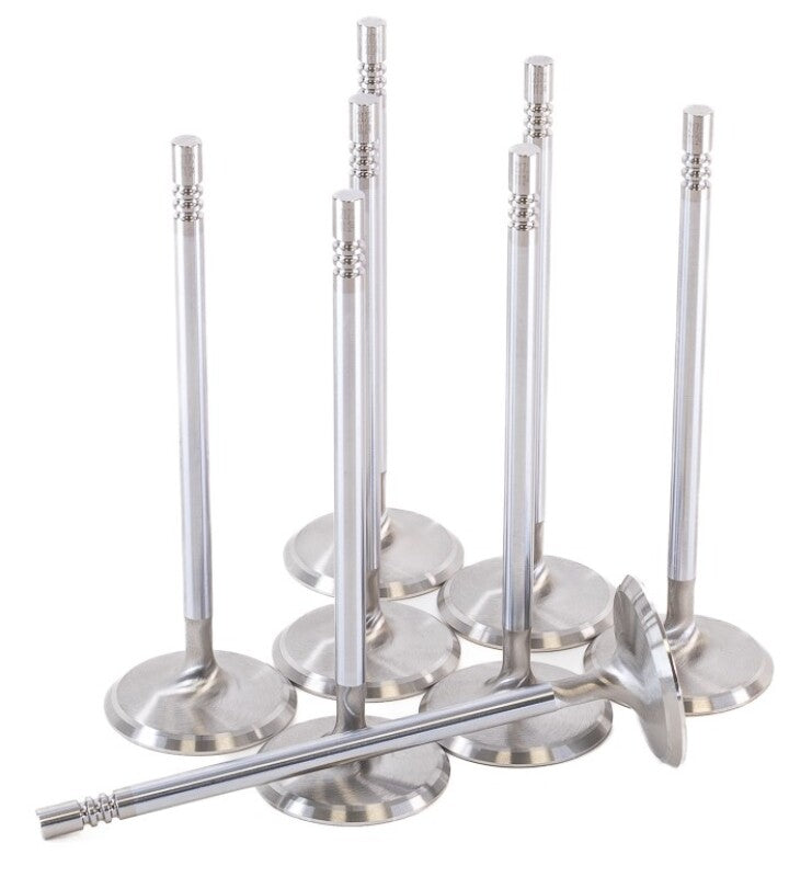 GSC P-D Ford Voodoo/Predator 32.5mm Head STD 109.8mm Long Chrm Super Alloy Exhaust Valve - Set of 8 GSC Power Division Valves  AXOPROS