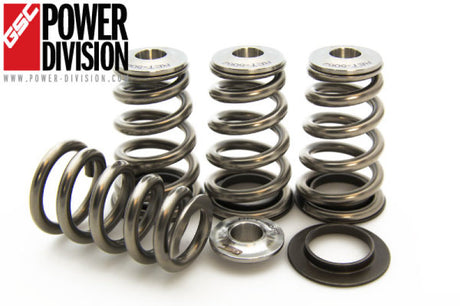 GSC P-D Mitsubishi 4B11T High Pressure Single Conical Valve Spring and Ti Retainer Kit GSC Power Division Valve Springs, Retainers  AXOPROS