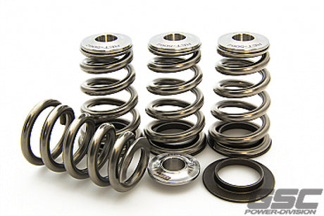 GSC P-D Mitsubishi 4G63T High Pressure Conical Valve Spring and Ti Retainer Kit GSC Power Division Valve Springs, Retainers  AXOPROS