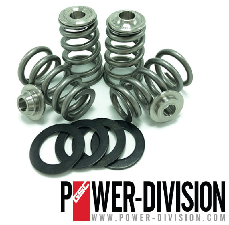 GSC P-D Nissan VR38DETT High Pressure Conical Valve Spring Kit w/ Titanium Retainer GSC Power Division Valve Springs, Retainers  AXOPROS