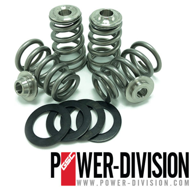 GSC P-D Nissan VR38DETT High Pressure Conical Valve Spring Kit w/ Titanium Retainer GSC Power Division Valve Springs, Retainers  AXOPROS
