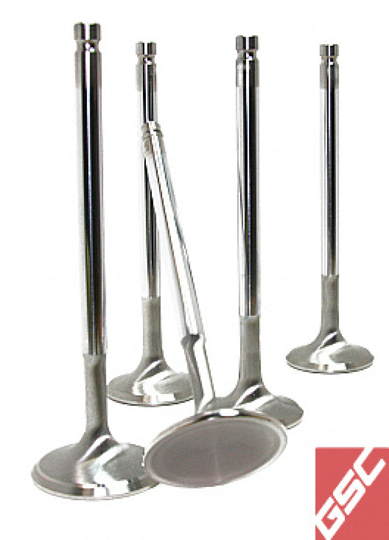 GSC P-D Subaru EJ205/EJ207/EJ257 Chrome Polished Super Alloy Exhaust Valve - 32mm Head - Set of 50 GSC Power Division Valves  AXOPROS