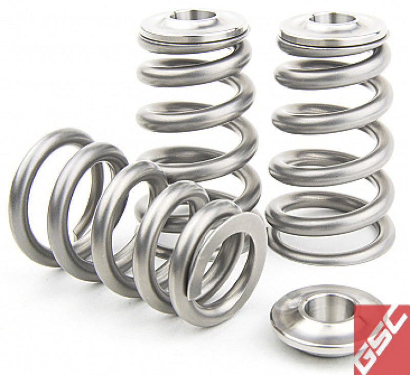 GSC P-D Toyota 2JZ-GTE Extreme Pressure Single Conical Valve Spring and Ti Retainer Kit GSC Power Division Valve Springs, Retainers  AXOPROS