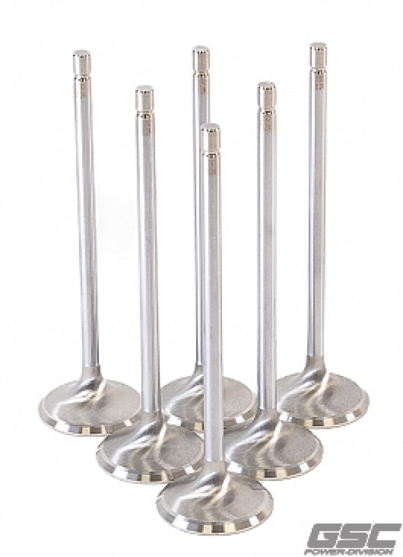 GSC P-D Toyota G16E-GTS 32.8mm Head (STD) Chrome Polished Intake Valves - Set of 6 GSC Power Division Valves  AXOPROS