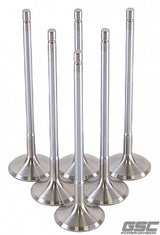 GSC P-D Toyota G16E-GTS 32mm Head (STD) Chrome Polished Exhaust Valve - Set of 6 GSC Power Division Valves  AXOPROS