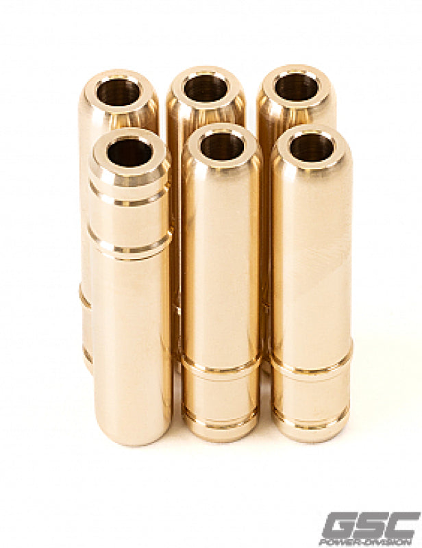 GSC P-D Toyota G16E Manganese Bronze Intake Valve Guide Stopper Style - Set of 6 GSC Power Division Valve Guides  AXOPROS