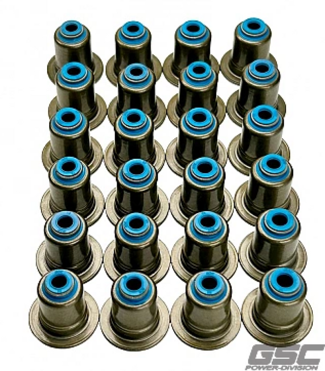 GSC P-D Toyota Supra/BMW B58/N54/S55/S58 Viton Intake Valve Stem Seals - Set of 12 GSC Power Division Valve Seals  AXOPROS