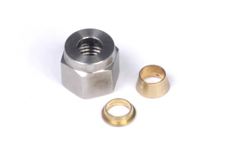 Haltech 1/4in Nut & Brass Ferrule Haltech Hardware Kits - Other  AXOPROS