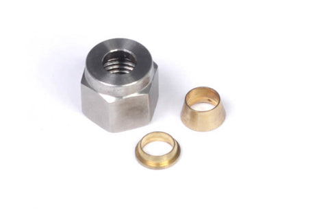 Haltech 1/4in Nut & Brass Ferrule Haltech Hardware Kits - Other  AXOPROS