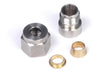 Haltech 1/4in Stainless Steel Weld-On Kit w/Nut & Ferrule Haltech Fittings  AXOPROS
