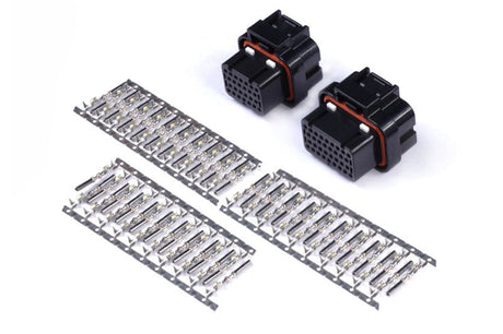 Haltech AMP 26 & 34 Pin 4 Row 3 Keyway Superseal Connector Set Plug & Pins Haltech Wiring Connectors  AXOPROS