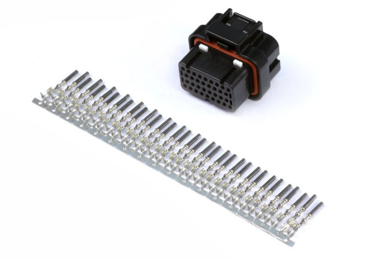 Haltech AMP 34 Pin 4 Row 3 Keyway Superseal Connector Plug & Pins Haltech Wiring Connectors  AXOPROS
