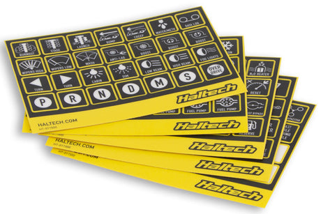 Haltech CAN Keypad Label Set Haltech Programmer Accessories  AXOPROS