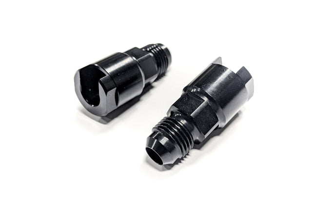 Haltech Flex Fuel Fittings 3/8 (GM Spring Lock) to -6AN Male w/Two Fittings Haltech Fittings  AXOPROS