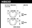 Hawk 04-10 BMW 535i/545i/550i / 04-10 645Ci/650i /02-09 745i/745Li/750 HPS 5.0 Street Brake Pads Hawk Performance Brake Pads - Performance  AXOPROS