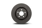 Hawk 07-15 Audi Q7 / 08-16 Porsche Cayenne Talon Cross Drilled and Slotted Front Rotors (Pair) Hawk Performance Brake Rotors - Slot & Drilled  AXOPROS