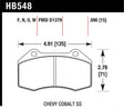 Hawk 08-10 Chevrolet Cobalt / HHR HPS 5.0 Front Brake Pads Hawk Performance Brake Pads - Performance  AXOPROS