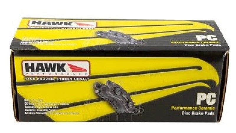Hawk 15-17 Ford Mustang Performance Ceramic Rear Brake Pads Hawk Performance Brake Pads - Performance  AXOPROS
