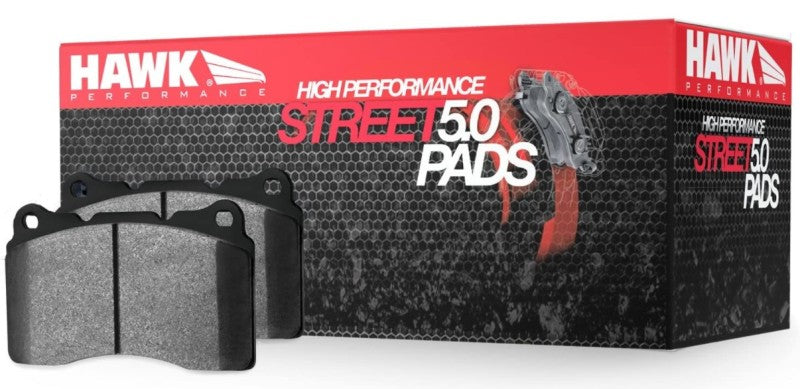 Hawk 16-18 Porsche Macan HPS 5.0 Street Rear Brake Pads Hawk Performance Brake Pads - Performance  AXOPROS