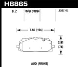 Hawk 18-19 Audi S5 HPS 5.0 Front Brake Pads Hawk Performance Brake Pads - Performance  AXOPROS