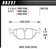 Hawk 1992-1998 BMW 318i HPS 5.0 Rear Brake Pads Hawk Performance Brake Pads - Performance  AXOPROS